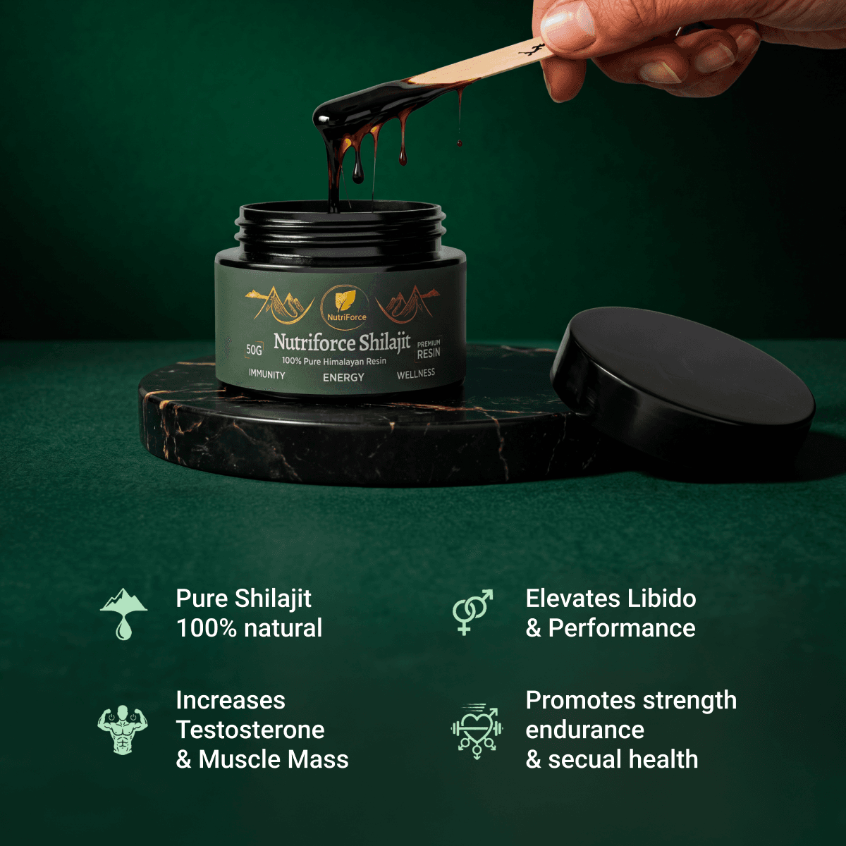Himalayan Shilajit Resin — view 1