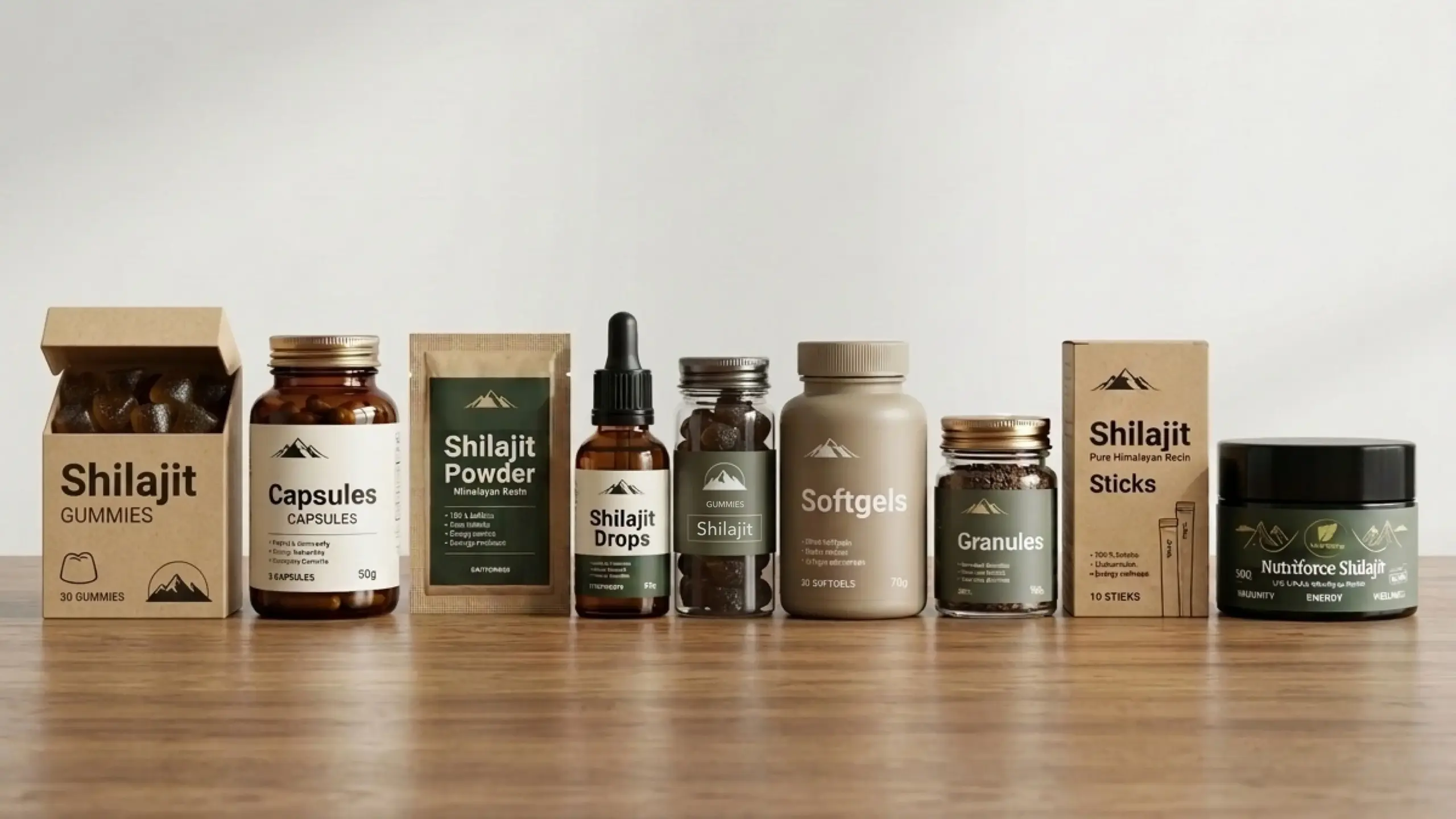 Shilajit comparison - raw resin vs gummies
