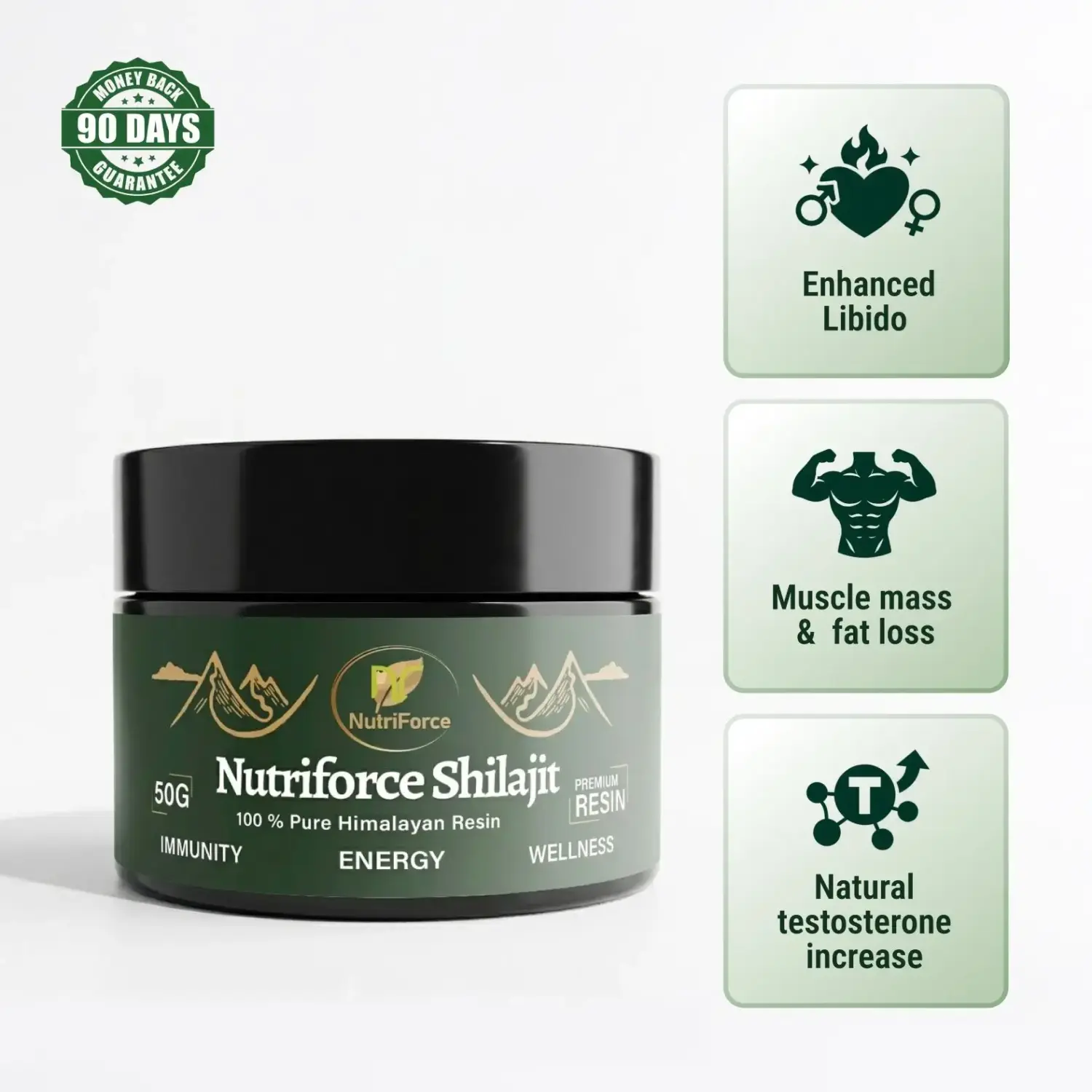 Nutriforce Premium Raw Himalayan Shilajit