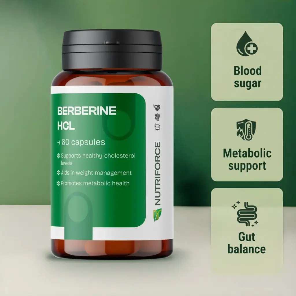 High-quality 380 mg berberine capsules designed to accelerate weight loss and boost metabolism.