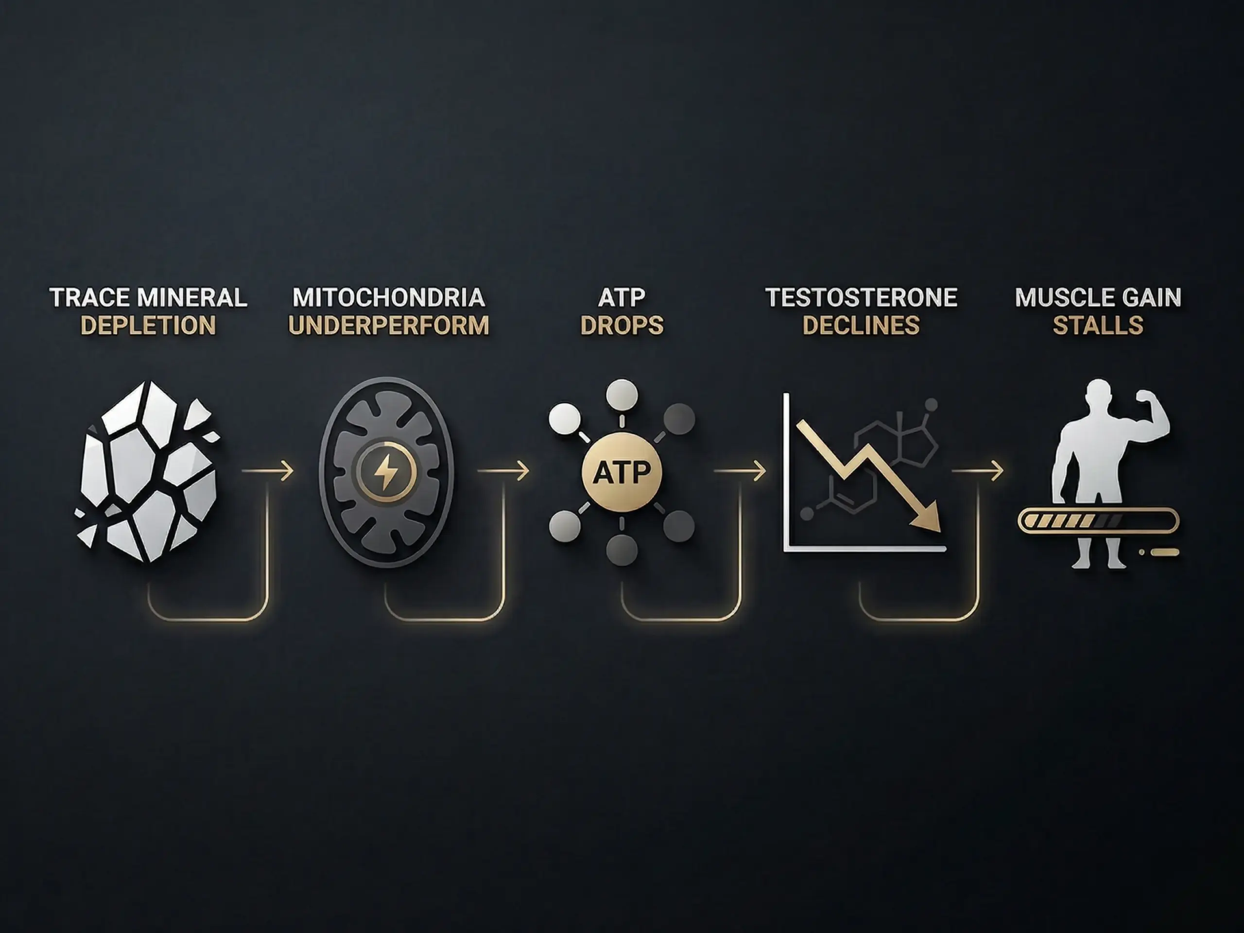 How trace mineral depletion affects testosterone and muscle gain